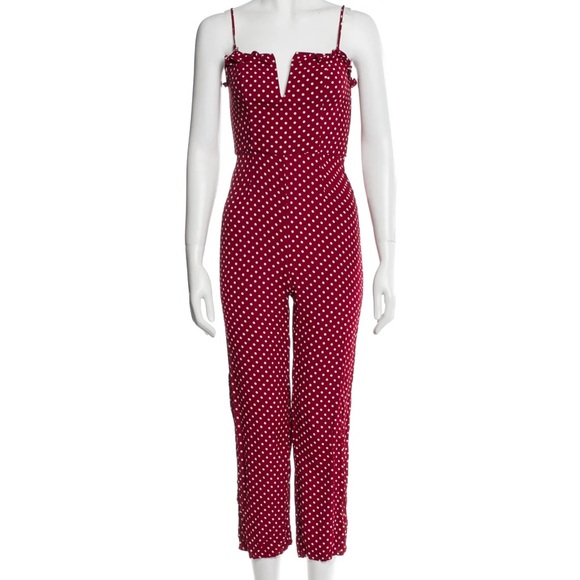 Flynn Skye Polka Dot Parker Jumpsuit - Picture 1 of 7